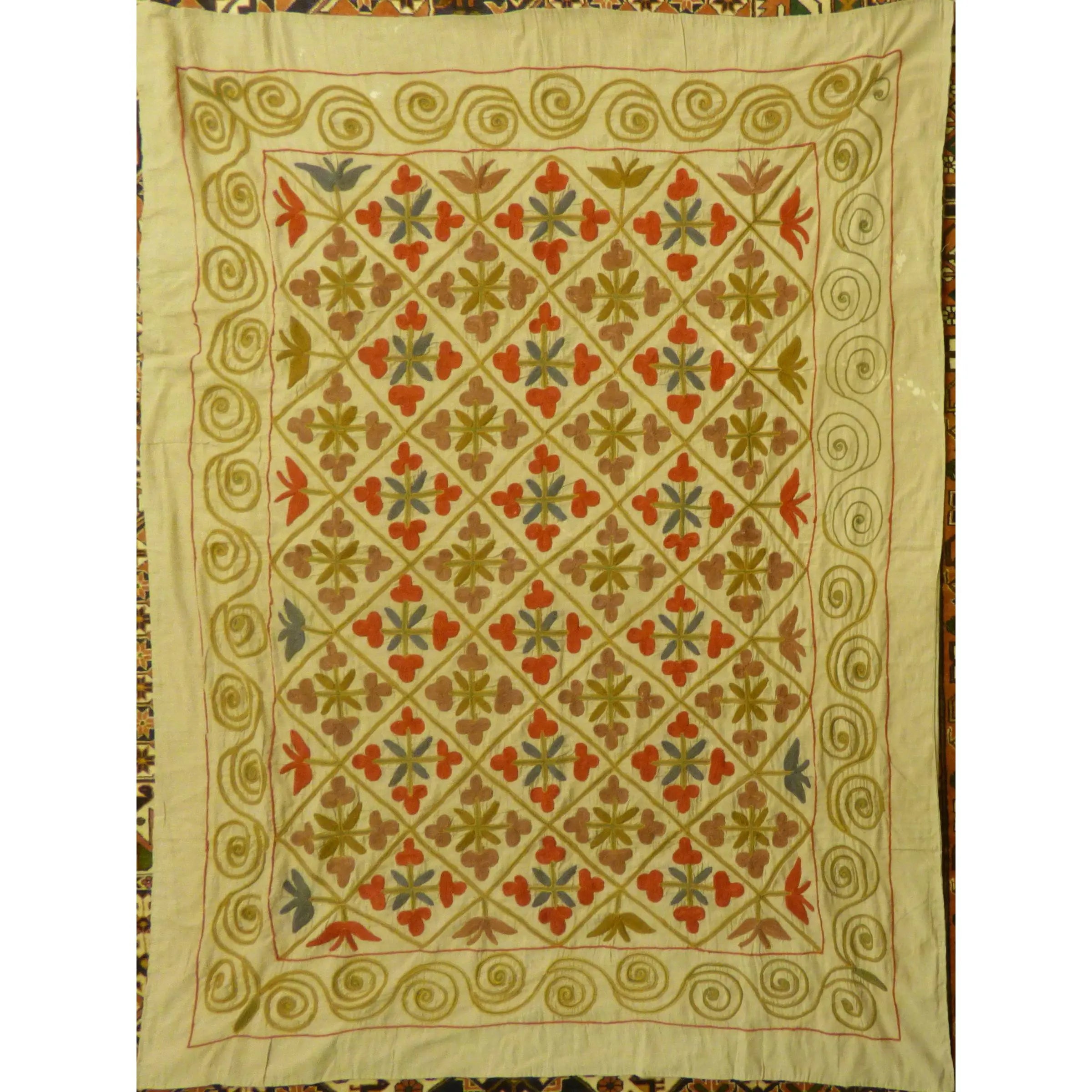 Fine Art Handmade Afghanistan Cotton Ready To Hang For Home Wall Art Decoration   70"  X  57" Panwd0001
